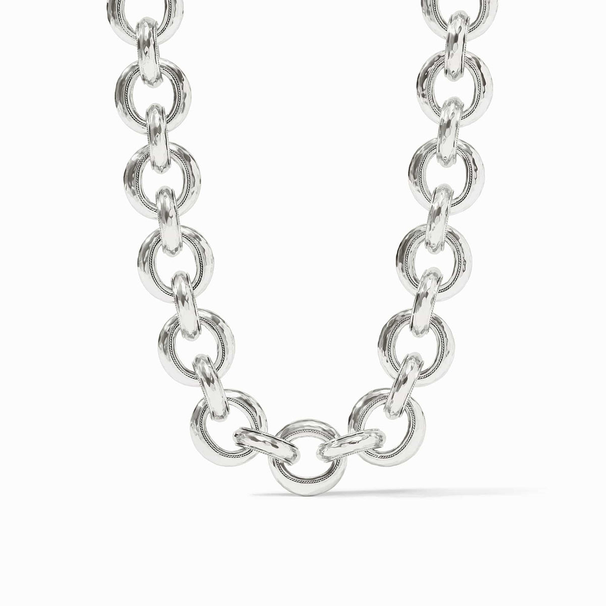 Cannes Silver Link Necklace
