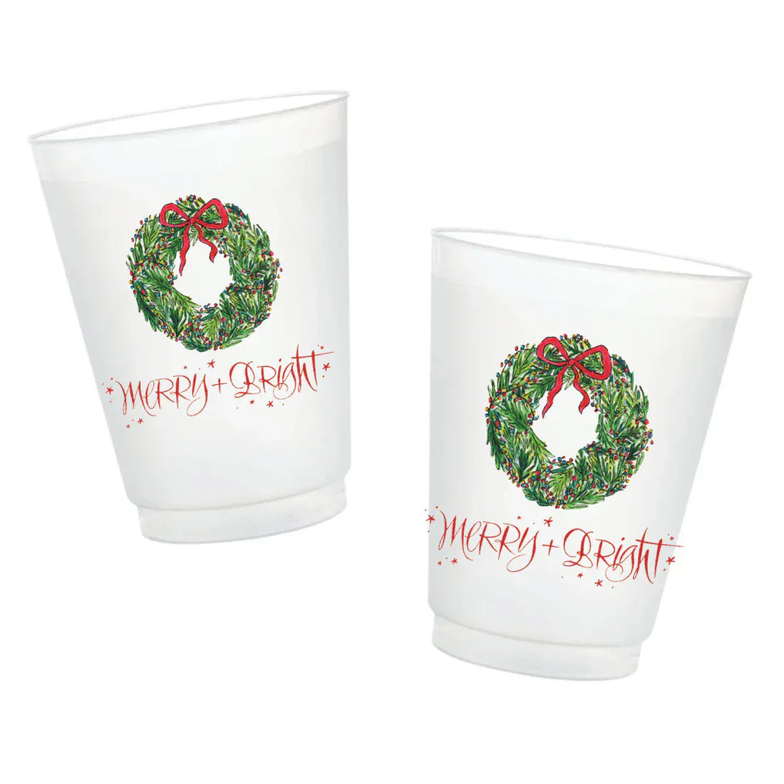 christmas wreath merry and bright