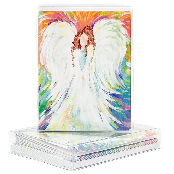 Colorful Angel Folded Notes