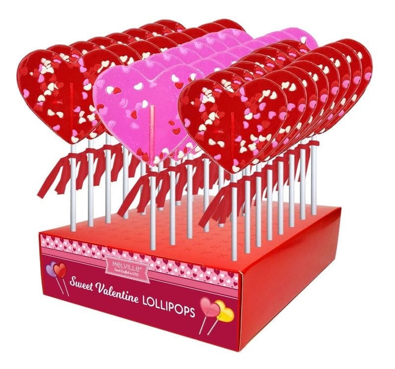 Confetti Heart Lollipop