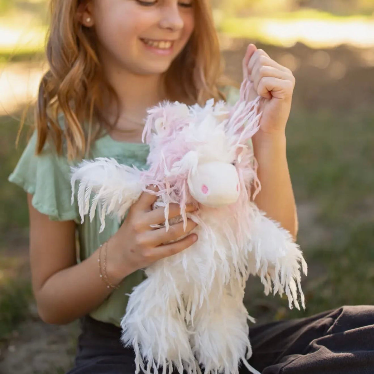 Feathers Strawberry Cow Plushie
