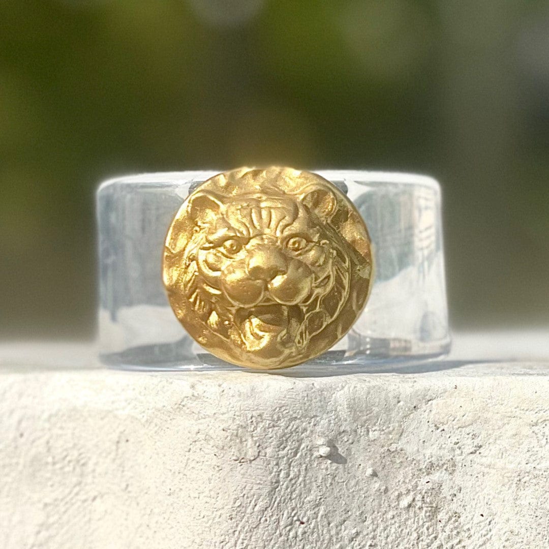 Carol Cassisa Cross on Oval Disk Cuff