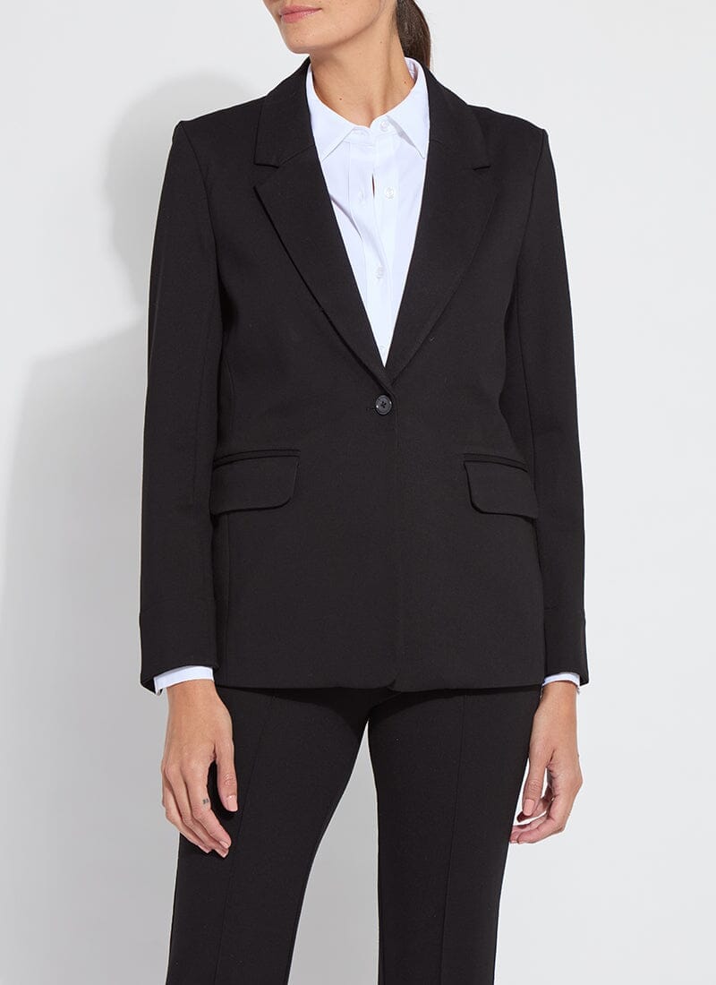 Lysse Essential Ponte Blazer in Black