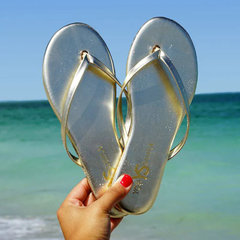 Gold Rivington Flip Flop