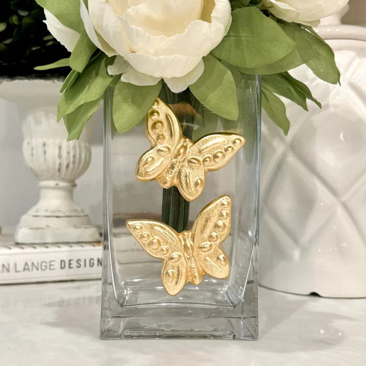 Susan Lange Designs Susan Lange Designs Butterfly Rectangle Vase - Little Miss Muffin Children & Home