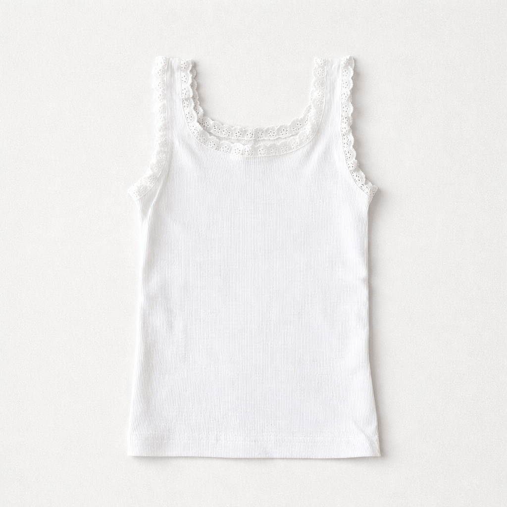 White Lace Tank