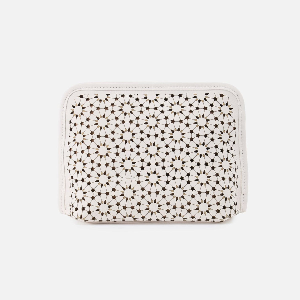 Hobo Hobo Beauty Cosmetic Pouch In Perforated Leather - Ecru Daisy Perf - Little Miss Muffin Children & Home