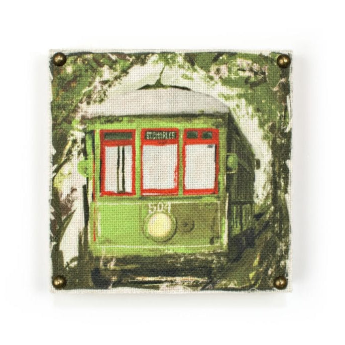 Second Line Ventures The Parish Line Streetcar Art Block - Little Miss Muffin Children & Home