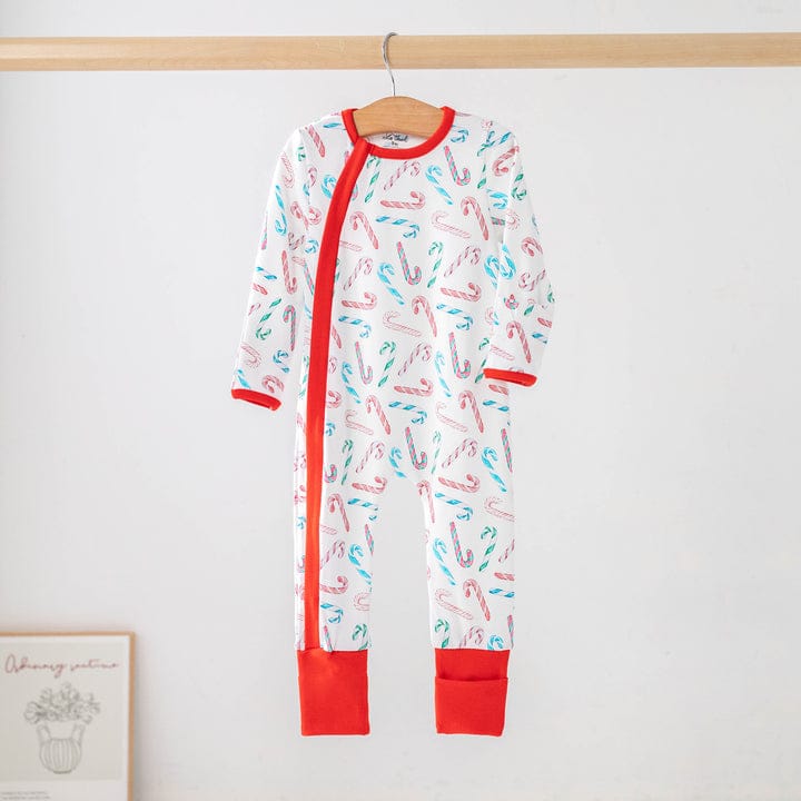 Candy Cane Lane Organic Cotton Kids Pajamas