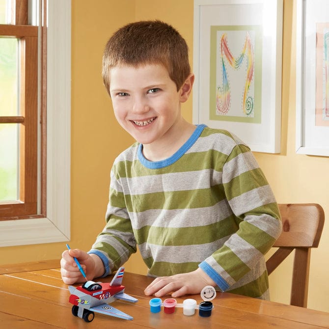 Melissa & Doug Melissa & Doug Decorate-Your-Own Wooden Plane Craft Kit - Little Miss Muffin Children & Home