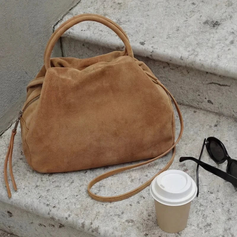 Darling Small Satchel in Buffed Leather