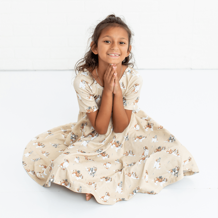 cotton twirl dress Strawberry Fields Organic Cotton Twirl Dress