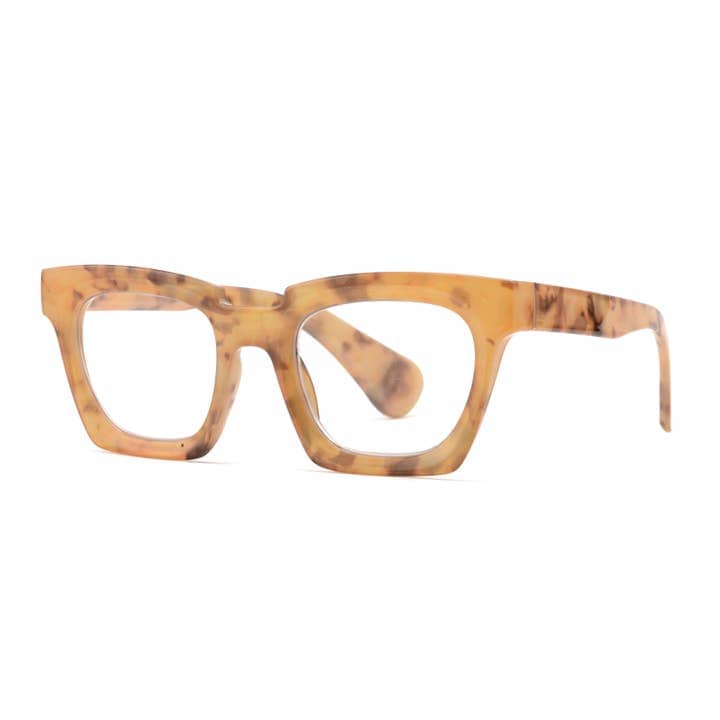 Decco Light Tortoise Blue Light Blocking Readers