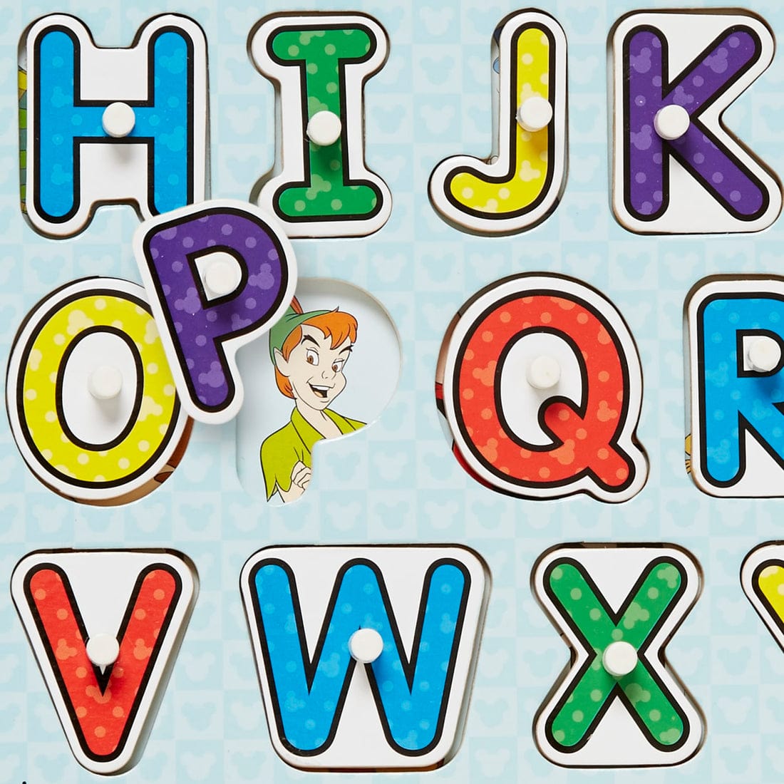 Melissa & Doug Disney Classics Wooden Alphabet Peg Puzzle - Little Miss Muffin Children & Home