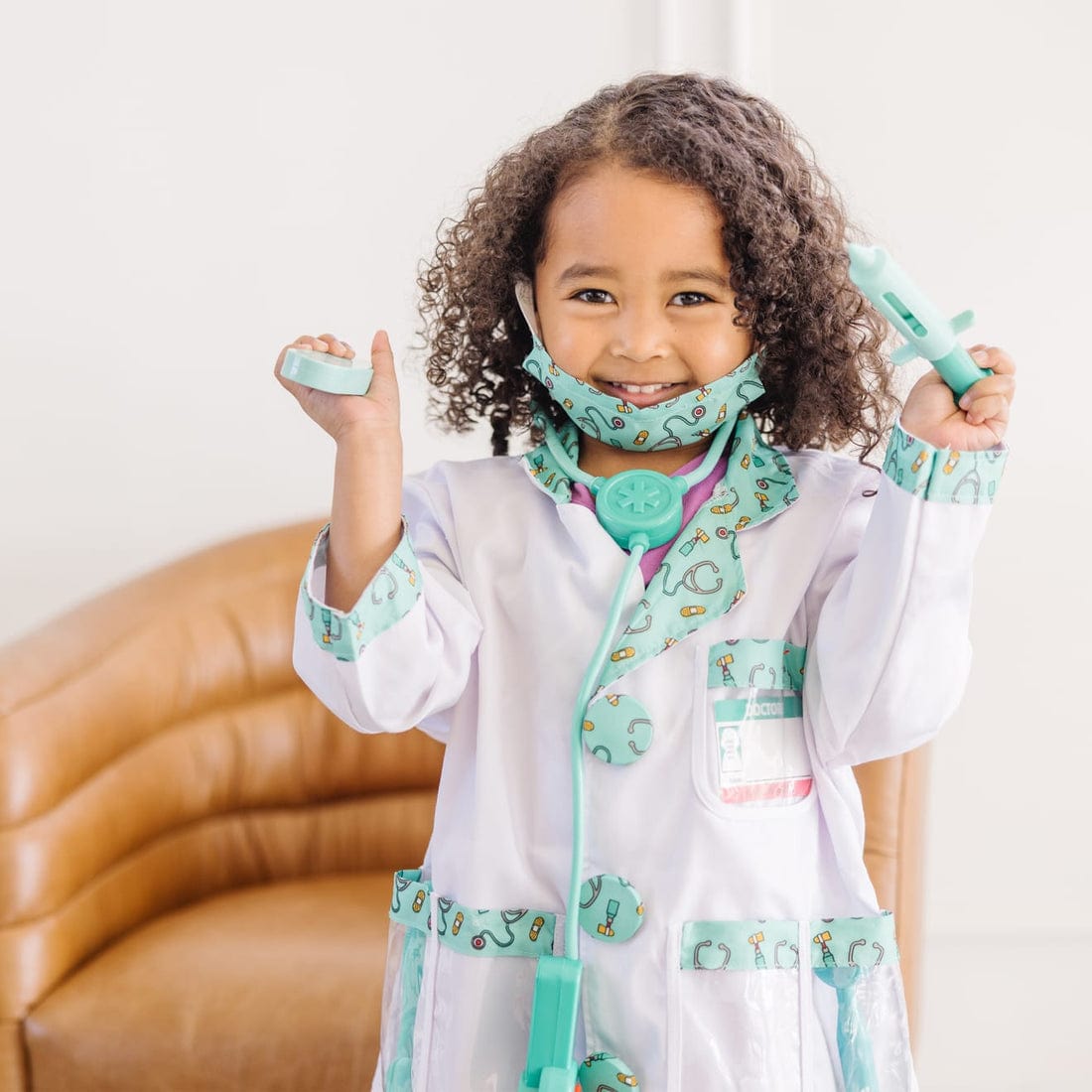 Melissa Doug Doctor Role Play Costume Set Little Miss Muffin