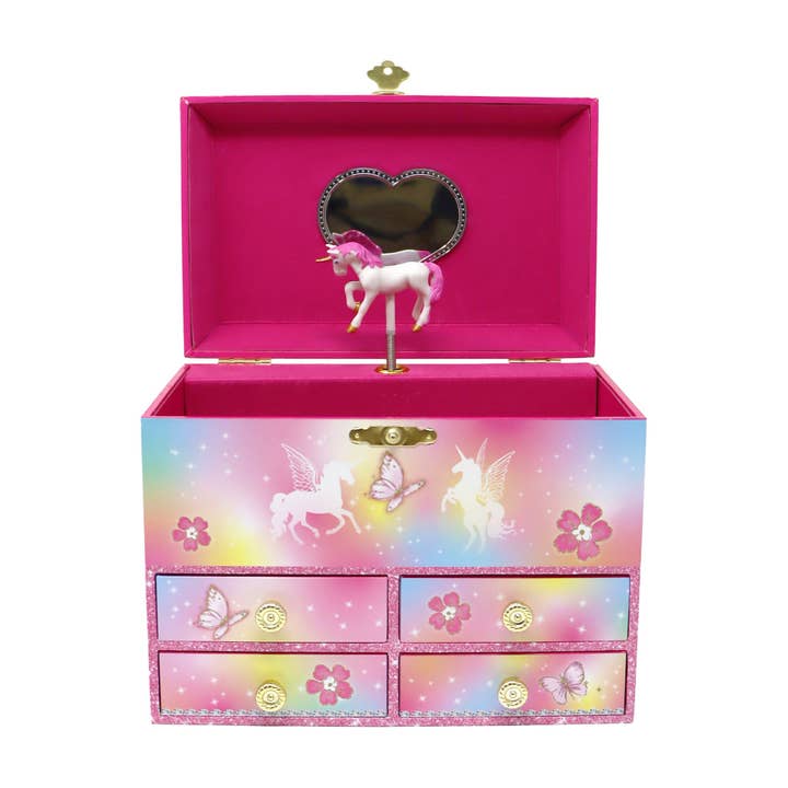 Dreamland Unicorn Medium Musical Jewellery Box