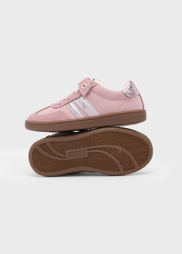 Mayoral Usa Inc Pink & Silver Sneakers - Little Miss Muffin Children & Home