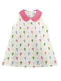 Lulu Bebe Lulu Bebe Ice Cream Print Reese Sleeveless Dress with Peter Pan Collar - Little Miss Muffin Children & Home