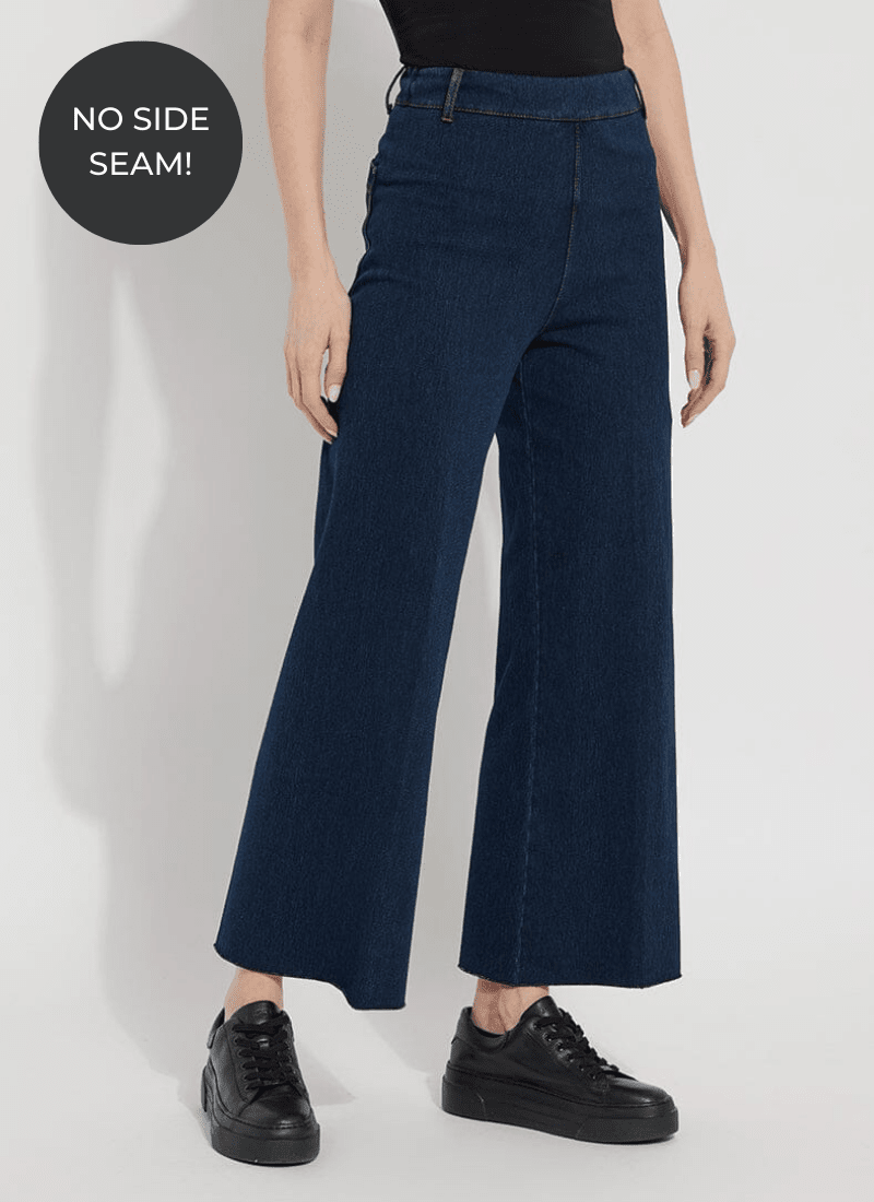 Erin Wide Leg Denim in Indigo by Lysse
