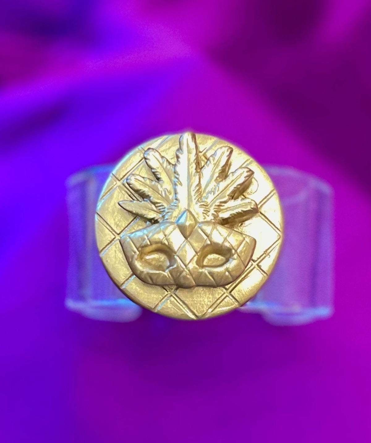 Carol Cassisa Carol Cassisa Bon Temps Rouler Lucite Cuff - Little Miss Muffin Children & Home