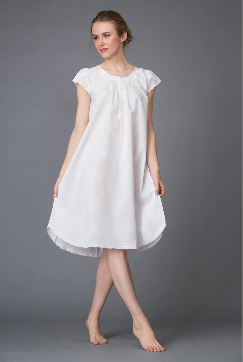 Edeline Cap Sleeve Nightgown