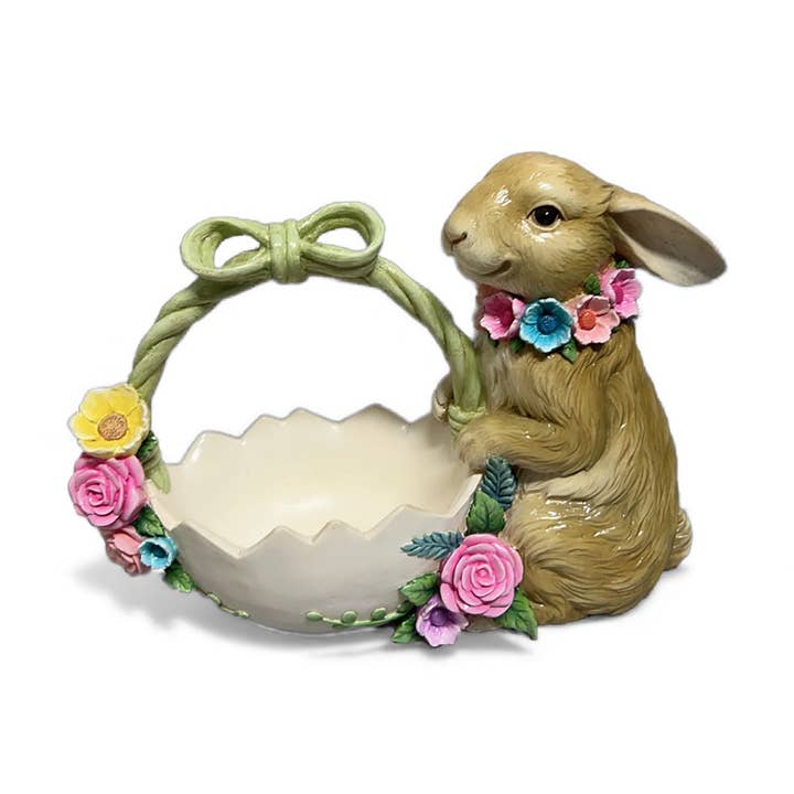 Eggstra Sweet Multi Bunny with Egg Basket