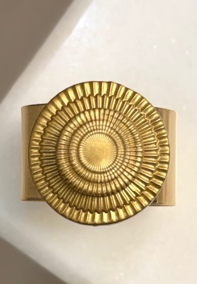 Elizabethane Brass Cuff