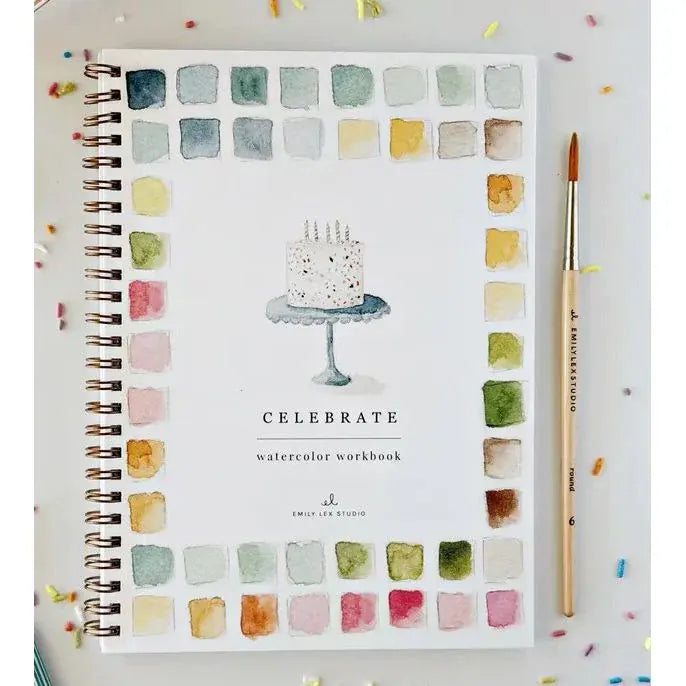 Emily Lex Studio Celebrate Watercolor Workbook - Little Miss Muffin Children & Home