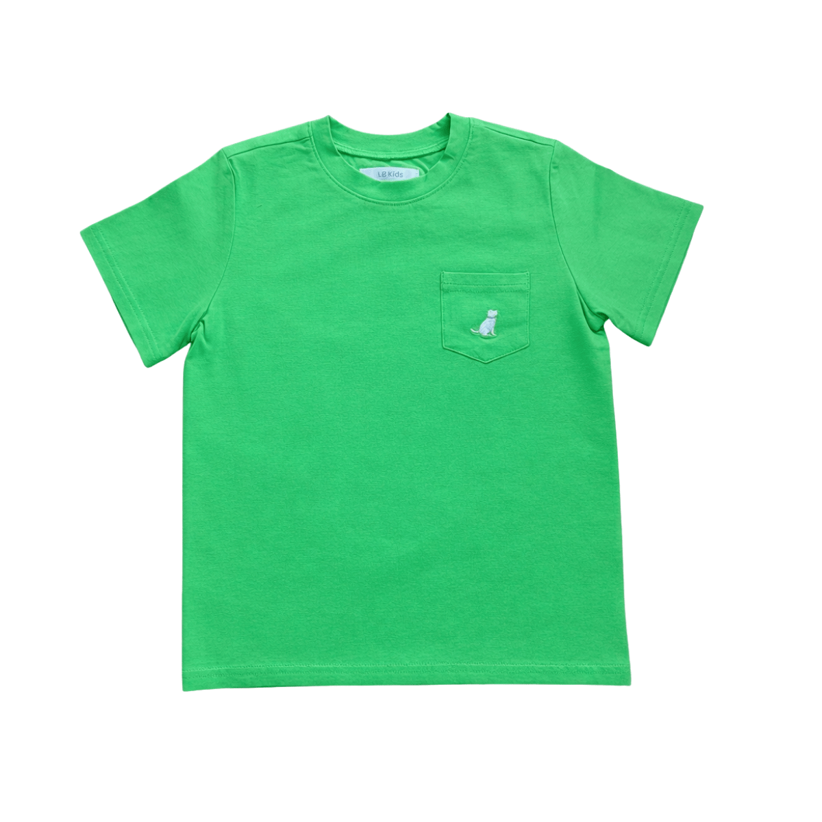 Ethan Crew Neck Shirt in Grass Green
