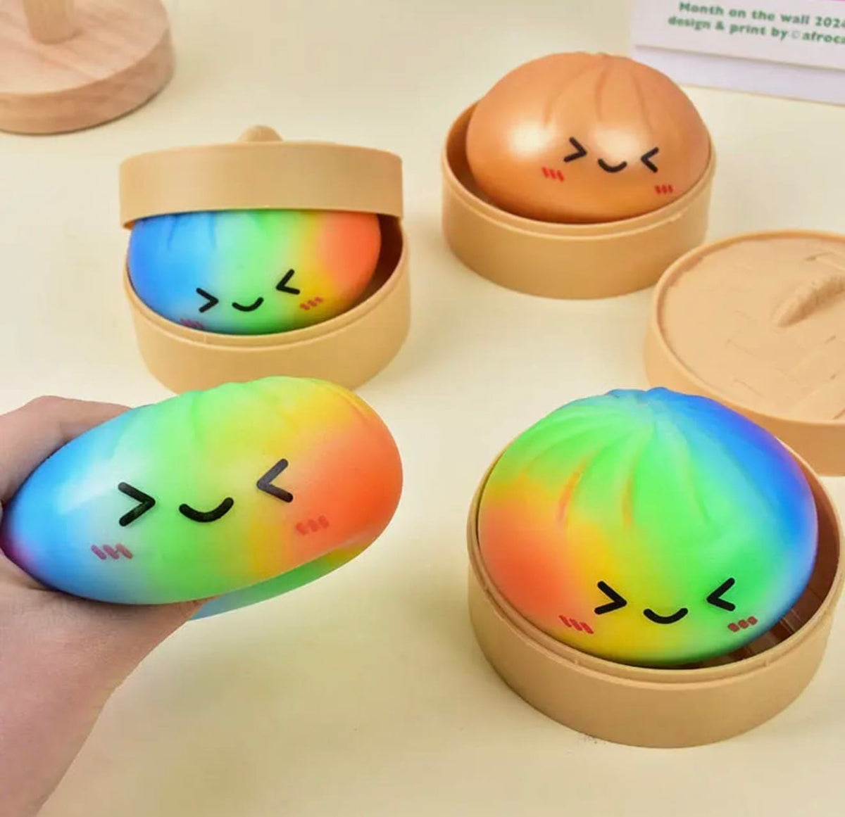Assorted Mystery Squishy Dumpling Stress Relief Toy
