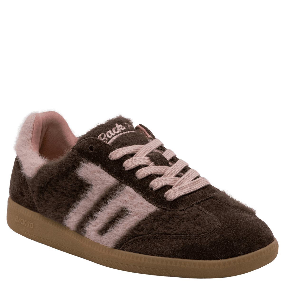 Mohair Sneaker in Coffee Pink