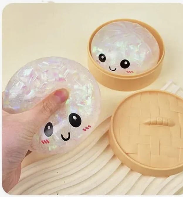 Assorted Mystery Squishy Dumpling Stress Relief Toy