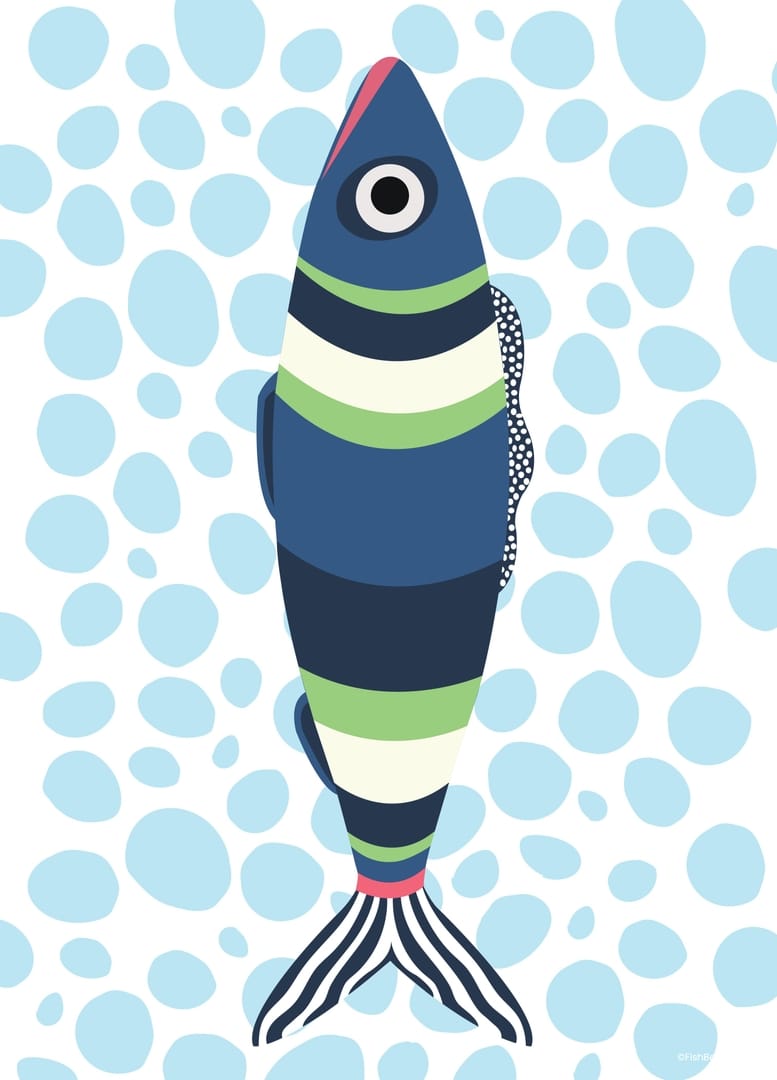Fish Towel, 5 Available Colors