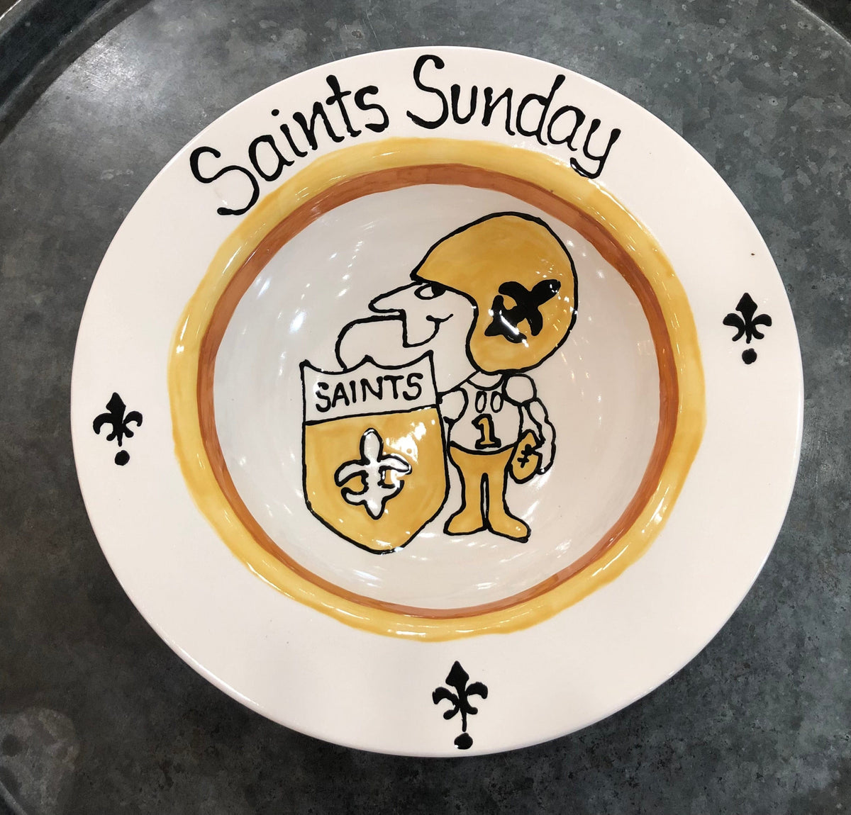 Jan Salzer Art Saints Round Bowl - Little Miss Muffin Children & Home