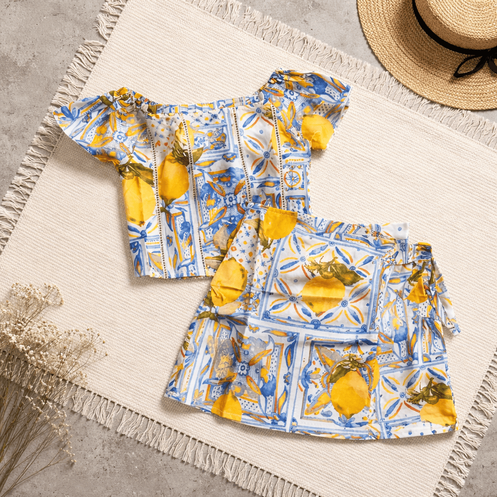 Lemon Bloom Skort