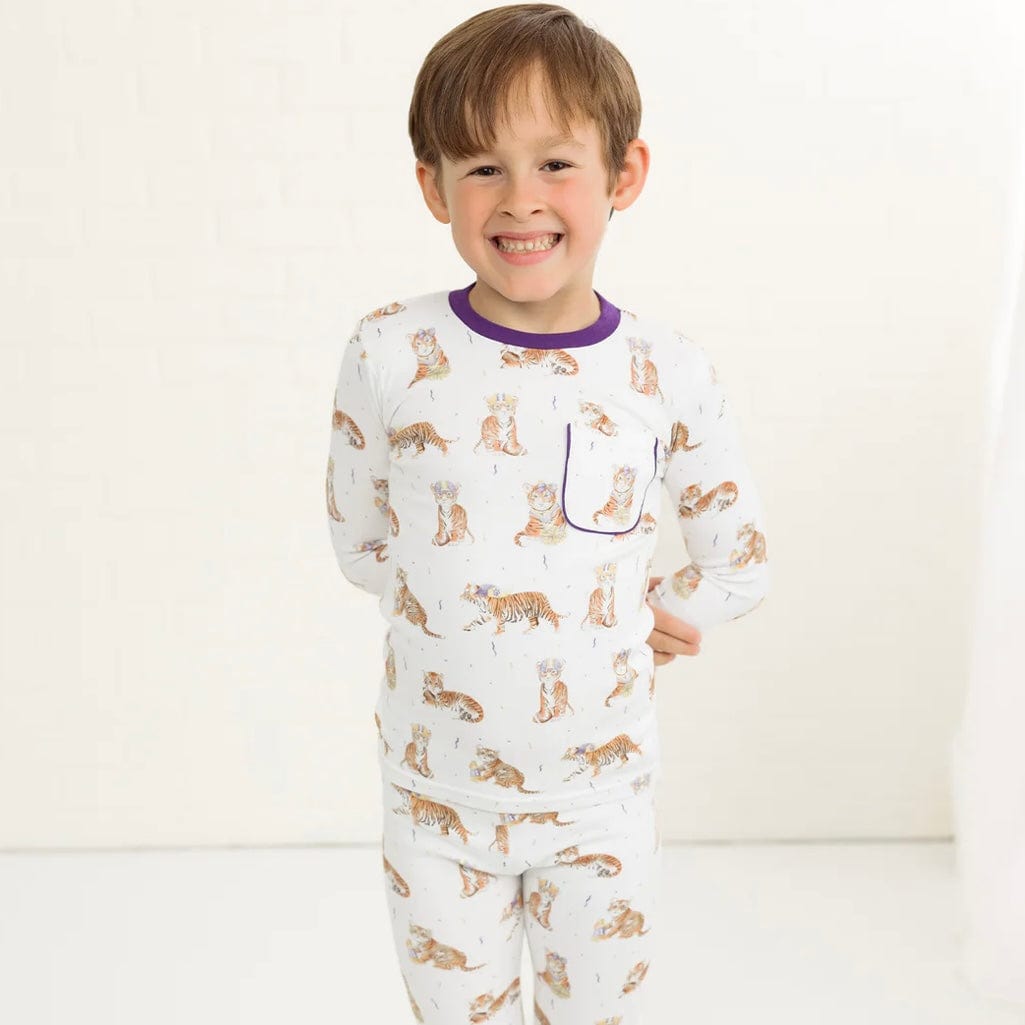 Nola Tawk Nola Tawk Louisiana's Most Valuable Cub Organic Cotton Pajama Set - Little Miss Muffin Children & Home
