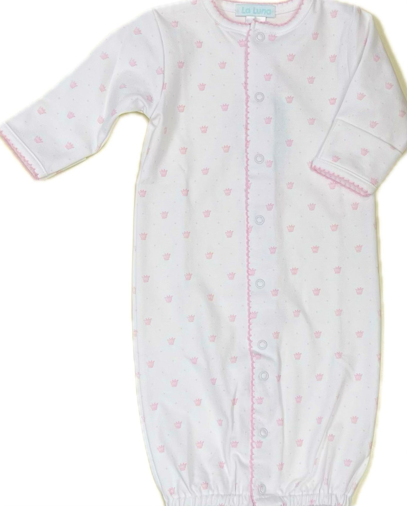 Lulu Bebe Lulu Bebe Pima Converter Pink Crown - Little Miss Muffin Children & Home