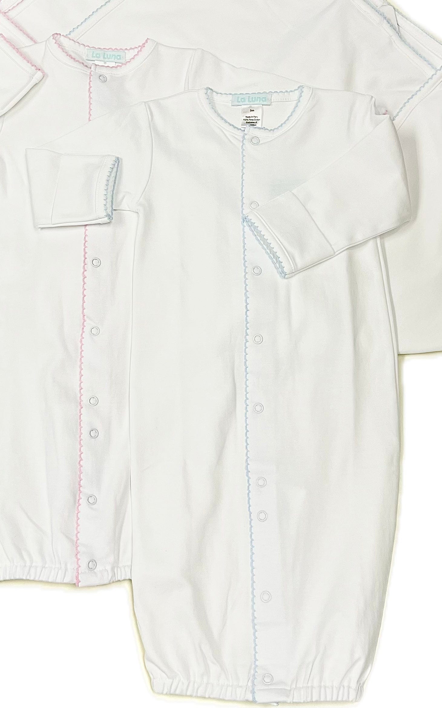 Lulu Bebe Lulu Bebe Pima Girl Converter White/Pink - Little Miss Muffin Children & Home