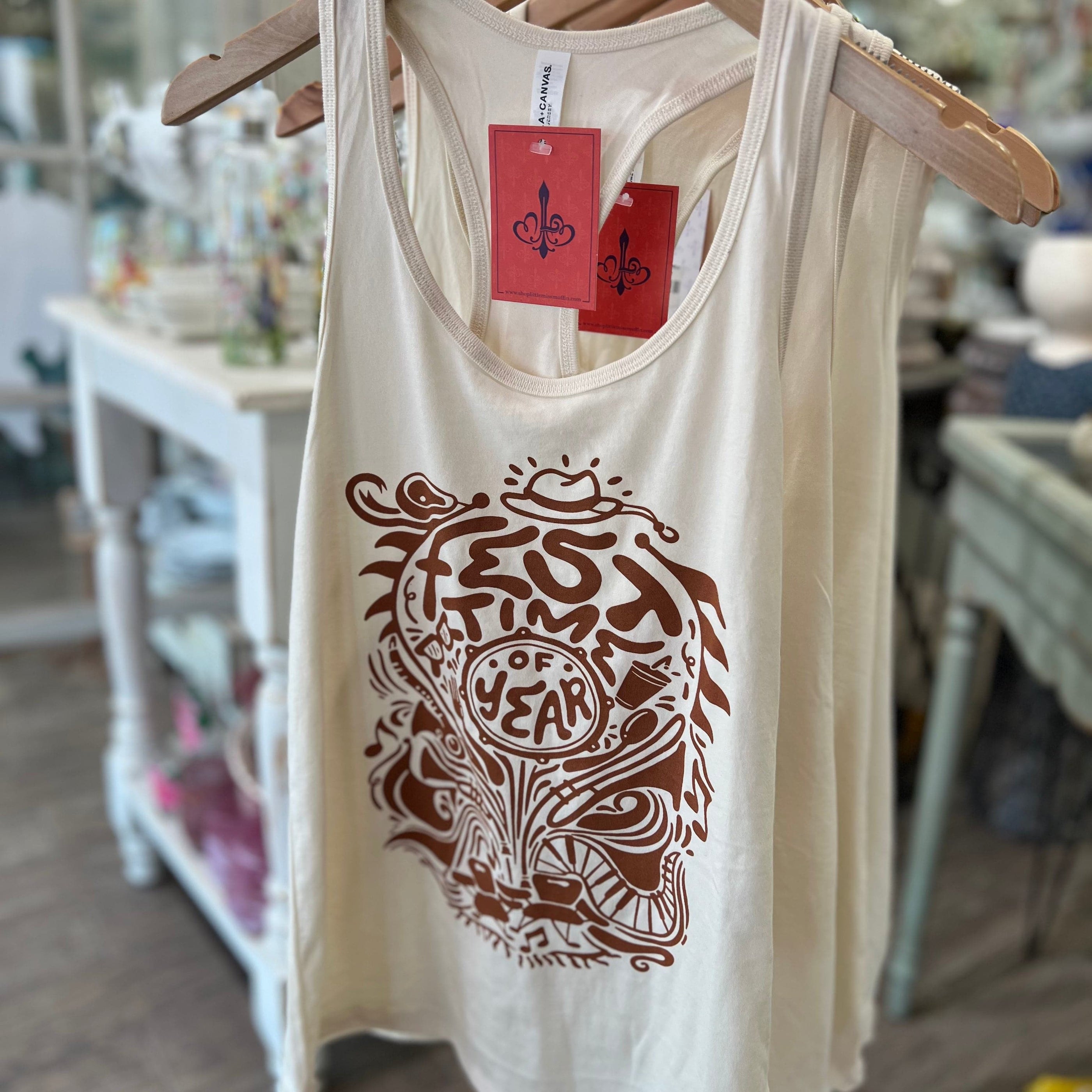 Whereable Art Whereable Art Fest Time of Year Ladies Tank Top - Little Miss Muffin Children & Home