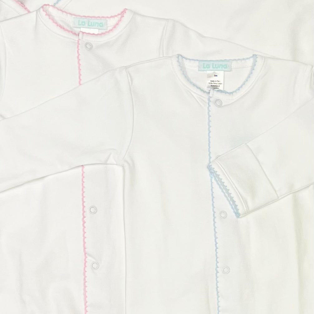 Lulu Bebe Lulu Bebe Pima Converter White/Blue - Little Miss Muffin Children & Home