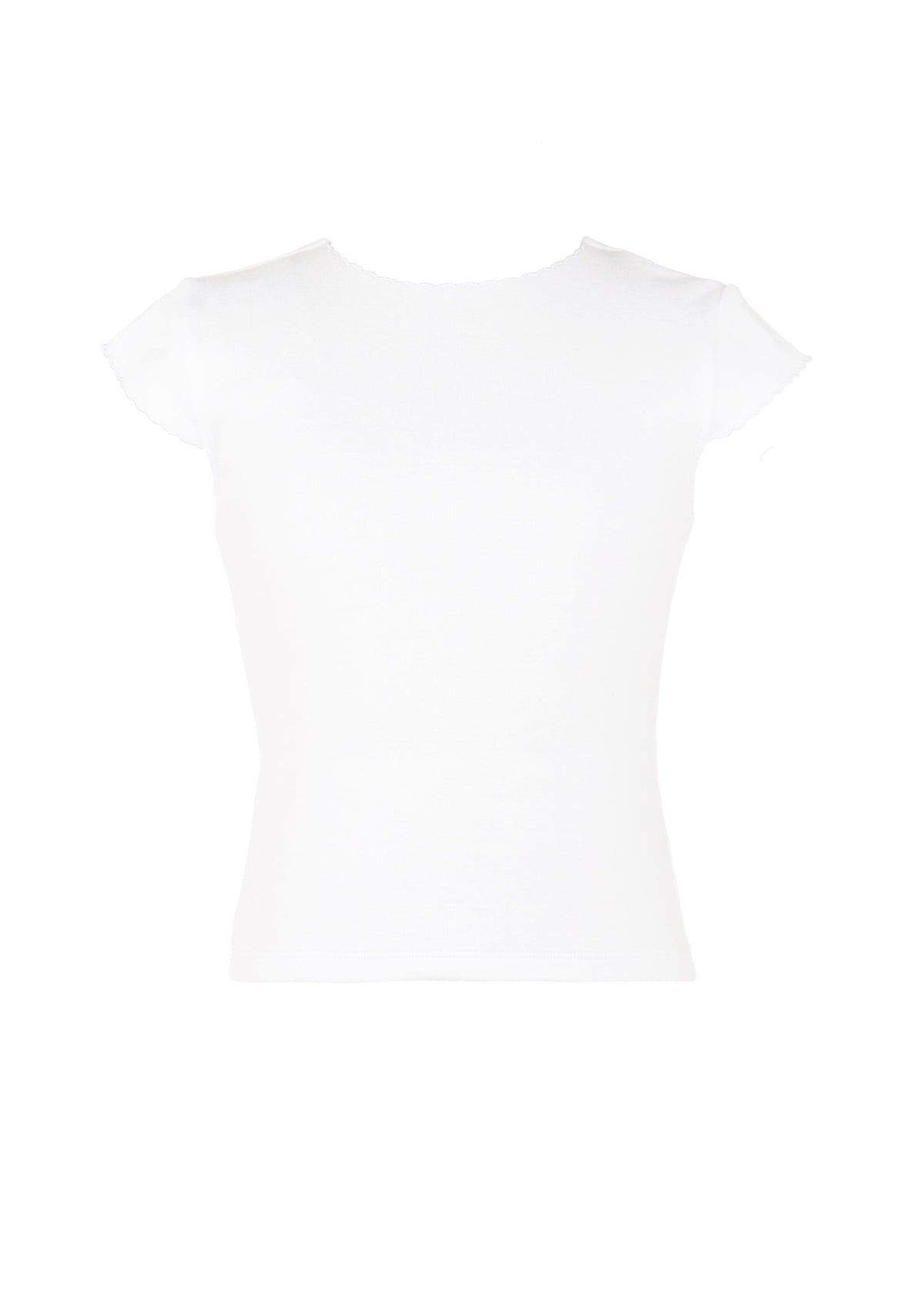 Casero & Associates White The Harper Top - Little Miss Muffin Children & Home