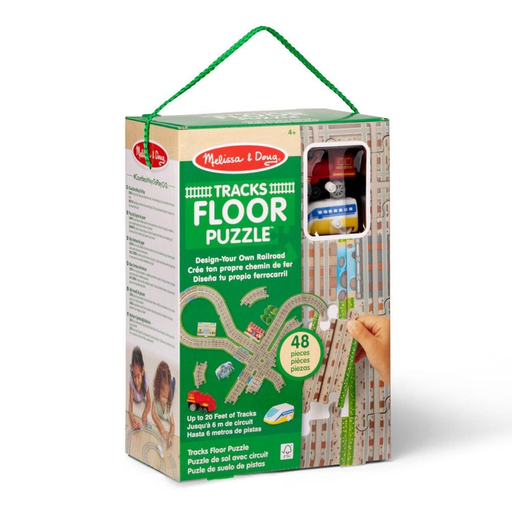 Design Your Own Railroad Floor Puzzle