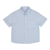 Mayoral Usa Inc Mayoral Short Sleeve Striped Button Down Shirt - Little Miss Muffin Children & Home