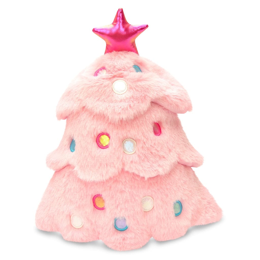 iScream iScream Glitter Pink Christmas Tree Plush - Little Miss Muffin Children & Home