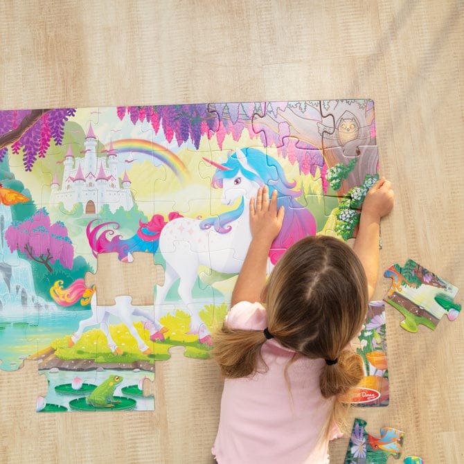 Glow In The Dark Magical Unicorn Floor Puzzle