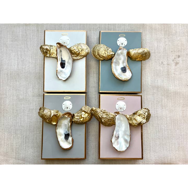 Grey Oyster Angel 6x8 Art