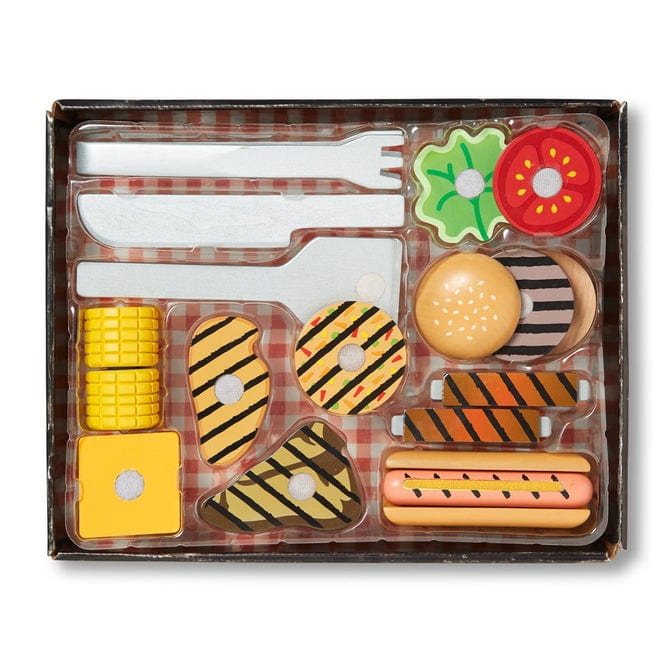 Melissa & Doug Melissa & Doug Deluxe Grill & Serve BBQ Set - Little Miss Muffin Children & Home