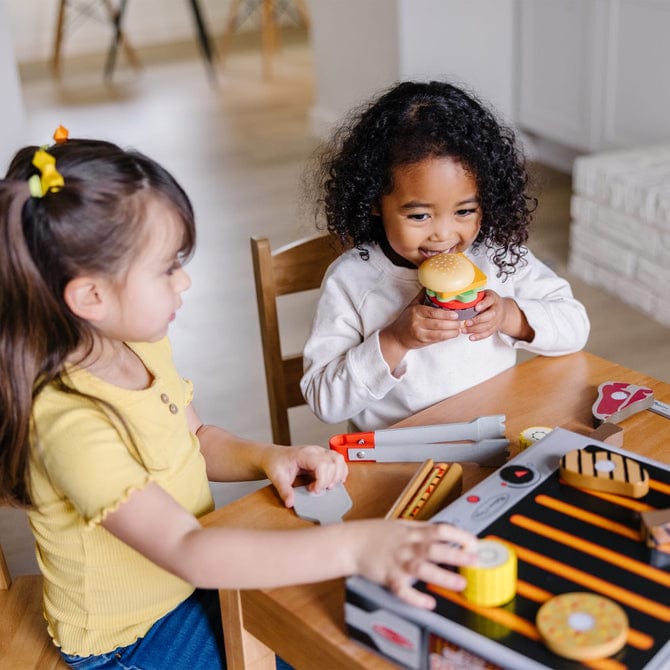 Melissa & Doug Melissa & Doug Deluxe Grill & Serve BBQ Set - Little Miss Muffin Children & Home