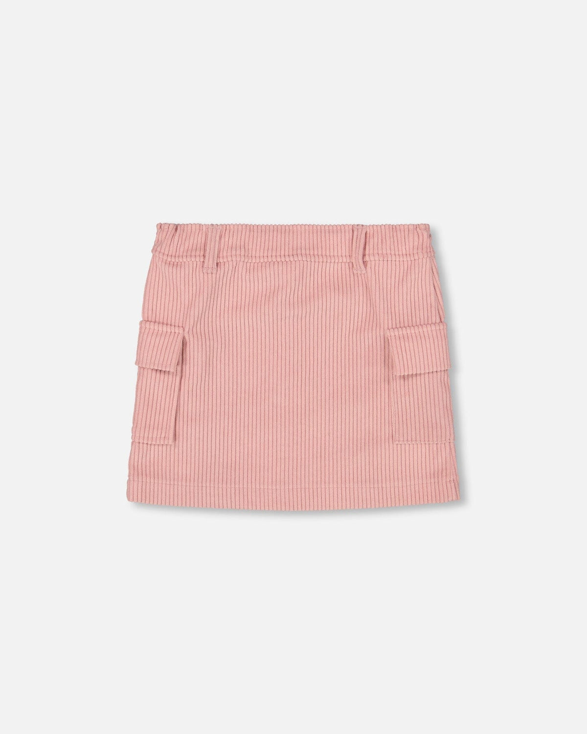 Deux Par Deux Corduroy Skirt With Cargo Pockets in Blush - Little Miss Muffin Children & Home