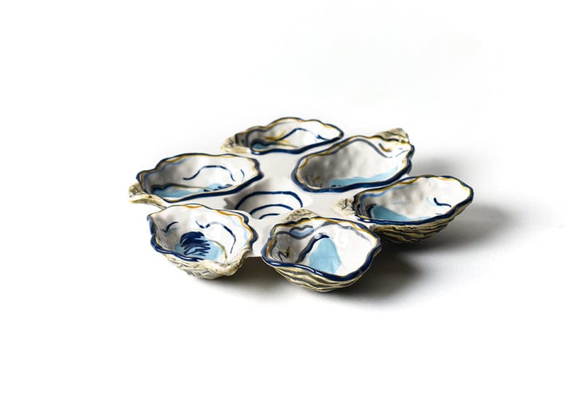 Coton Colors Company Coton Colors Company Oyster Half Dozen Platter - Little Miss Muffin Children & Home